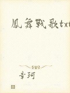 凤舞战歌txt