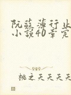 阮苏薄行止抖音小说40章完结