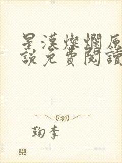 星汉灿烂原著小说免费阅读