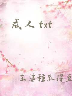 成人 txt