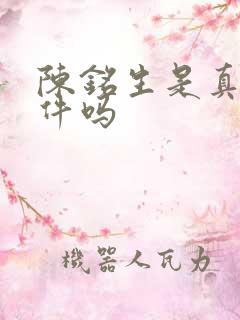 陈铭生是真实事件吗