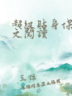 超级贴身保镖全文阅读