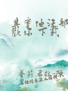 其实他没那么喜欢你 下载