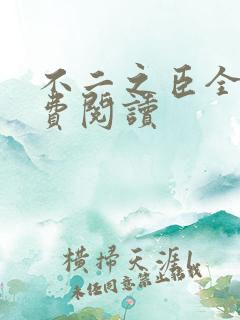 不二之臣全文免费阅读