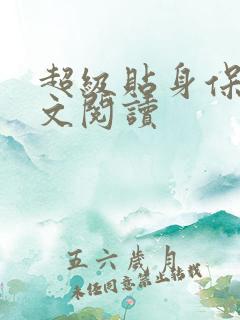 超级贴身保镖全文阅读