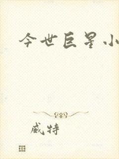 今世巨星小说