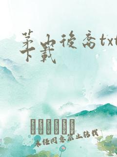 茅山后裔txt下载