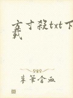 方寸杀txt下载
