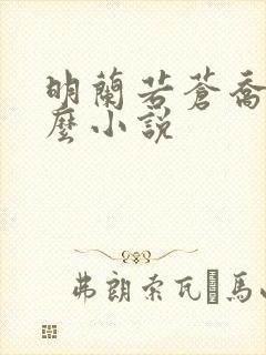 明兰若苍乔是什么小说