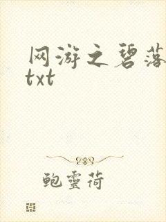 网游之碧落黄泉txt