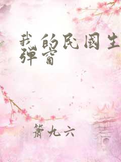 我的民国生涯无弹窗