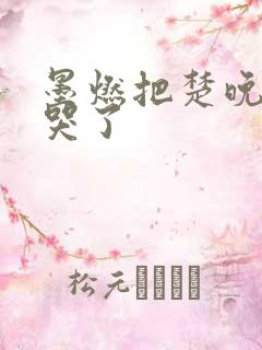 墨燃把楚晚宁C哭了