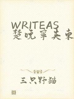 WRITEAS楚晚宁夹东西