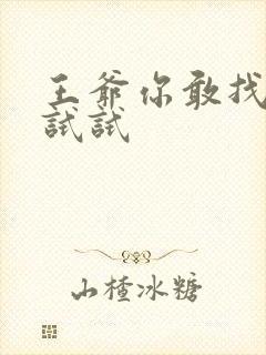 王爷你敢找小三试试