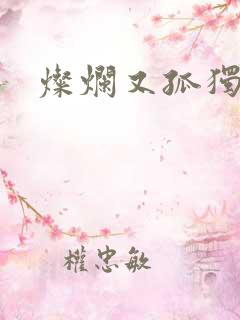 灿烂又孤独的神