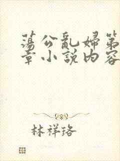 荡公乱妇第51章小说内容