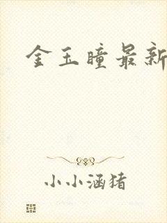 金玉瞳最新章节