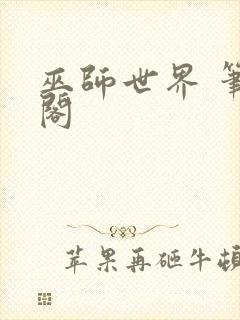 巫师世界 笔趣阁