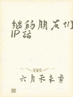 继的朋友们SVIP话