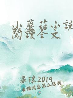 小蘑菇小说免费阅读全文