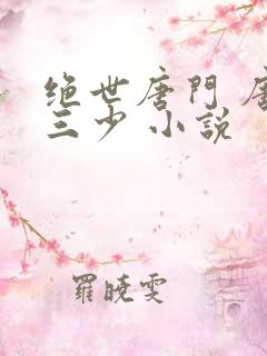 绝世唐门 唐家三少 小说