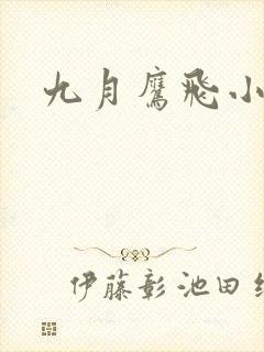 九月鹰飞小说
