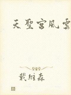 天圣宫风云录