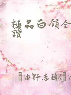 极品白领全文阅读