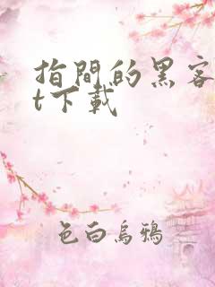 指间的黑客txt下载