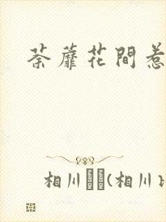 荼蘼花间惹尘埃