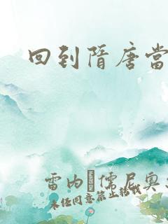 回到隋唐当皇帝