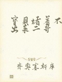 宝贝堵着不许流出来二哥