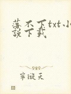 落不下txt小说下载