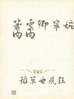 萧云卿宁婉走廊肉肉