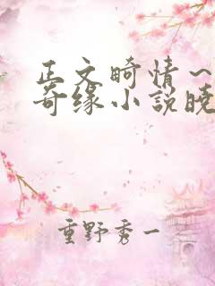 正文畸情～内裤奇缘小说晓雯