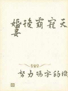 婚后霸宠天价小妻