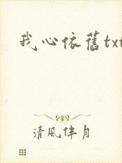 我心依旧txt