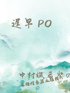 迟早 PO