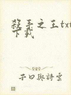 杀手之王txt下载