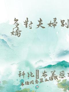 多对夫妇别墅群娇