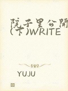 院子里公开惩戒(下)WRITE