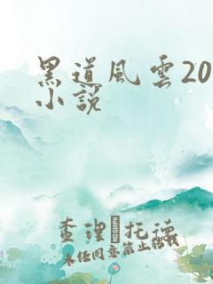 黑道风云20年小说
