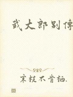 武大郎别传