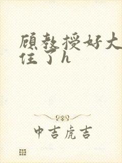 顾教授好大含不住了h