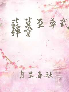 苏莫至尊武魂无弹窗