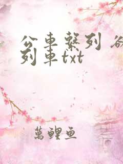 公车系列 欲望列车txt