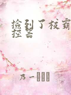 捡到了校霸的遥控器