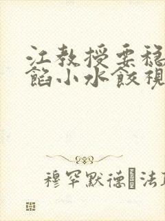 江教授要稳住肉馅小水饺视频