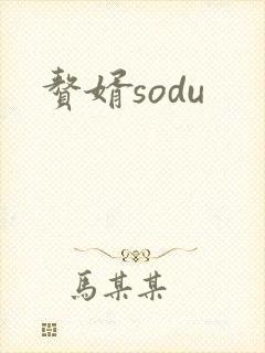 赘婿sodu