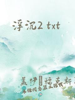 浮沉2 txt